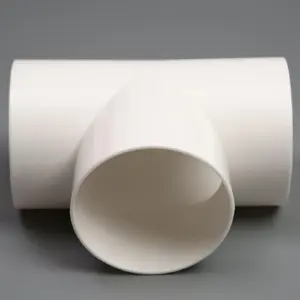 3 Way Elbow Connector Exhaust Ducts Building Furniture Tee PVC Pipe Fitting