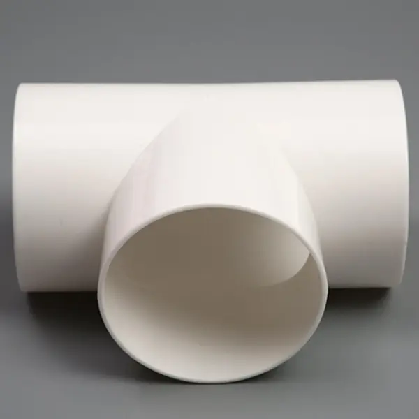 3 Way Elbow Connector Exhaust Ducts Building Furniture Tee PVC Pipe Fitting