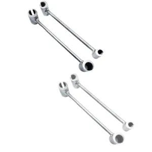 2 Pieces Door Hinge Adjustment Tool Labor Saving Easy to Use High Performance Professional Door Hinge Repair Spanner Heavy Duty