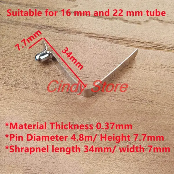50PCS Single Button Snap Locking Caravan Steel Kayak Paddle Spring Clip Push Clamp Tent Pole Rowing Outdoor Camping Durable