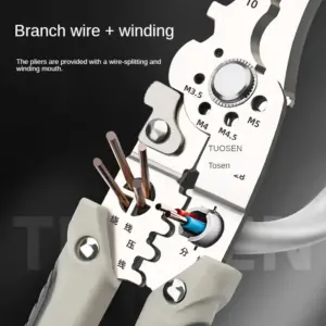 NEW Crimper Cable Cutter Adjustable Automatic Wire Stripper Multifunctional Stripping Crimping Pliers Terminal Hand Tool
