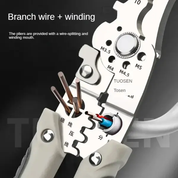 NEW Crimper Cable Cutter Adjustable Automatic Wire Stripper Multifunctional Stripping Crimping Pliers Terminal Hand Tool