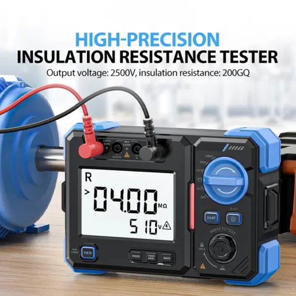 MRT1050 Megohmmeter Insulation Resistance Tester 1005002500V with High Accuracy and Touch Auto Measurement System