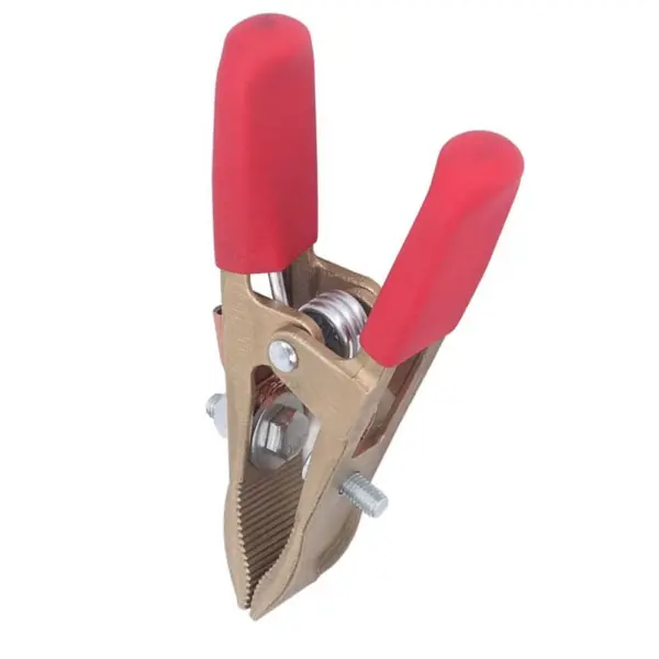 Brass Earth Cable Clamp Rated 300A for Reliable Grounding in Heavy Duty Welding Including Stud Welding and Curtain Wall Work