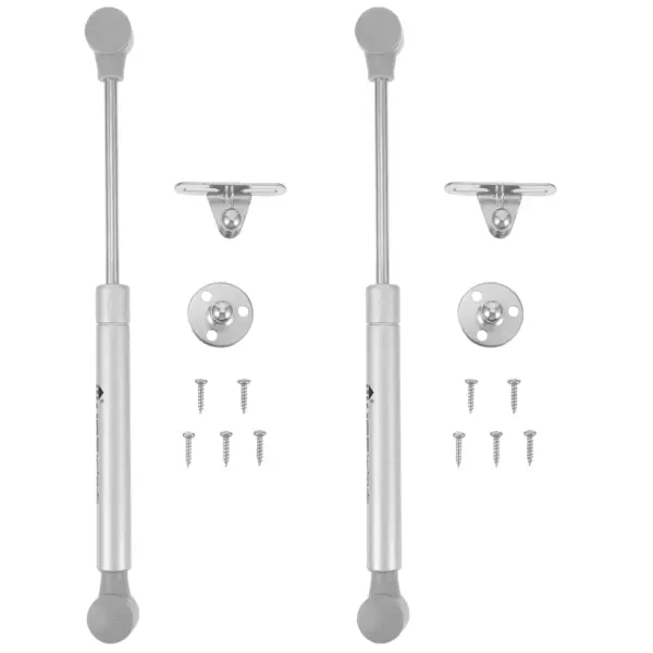 2 Pcs Heavy Duty Hydraulic Pressure Support Gas Strut For Cabinet Doors Kitchen Hinges Pneumatic Telescopic Rod Silent Closing