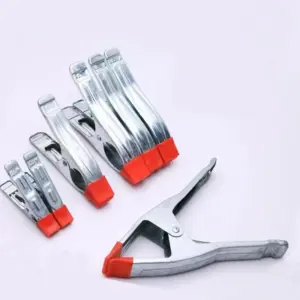 4/6/7/9 Inch Strong Metal A-Shaped Spring Clip Multi-Purpose Home Use Woodworking Electrician Powerful Clamp A Clip