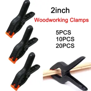 2inch 5-20PCS Plastic Adjustable Woodworking Clamps Wood Working Tools Spring Clip Carpentry Clamps Outillage Menuiserie
