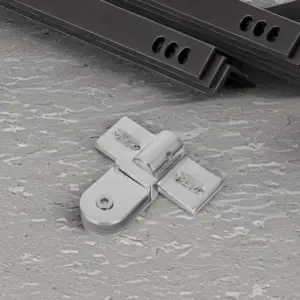 2Pcs Glass Shower Door Pivot Hinges Thickened Stainless Steel Clamp Heavy Duty Repair Kit for Bathroom Door Hardware