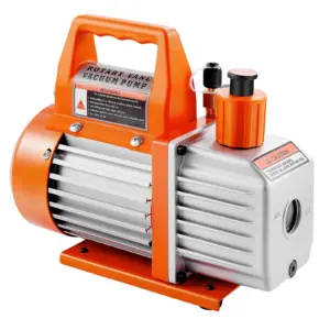 SucceBuy 3.5 CFM 1/4 HP HVAC Single Stage AC Vacuum Pump & Oil Bottle for R134a R22 R410a Systems, Air Conditioner Maintenance