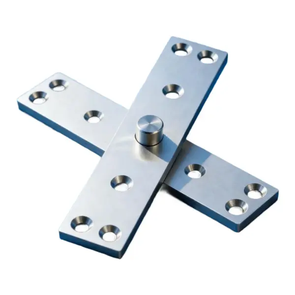 Stainless Steel Heavy Duty 360 Degree Rotating Door Hinge Concealed Installation Hinges For Wooden Door Top Furniture Hardware