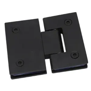 Glass Shower Door Hinges 180 Degree Stainless Steel Heavy Duty Glass Door Hinges for 5/16-1/2in 8mm-12mm Thick Frameless Doors
