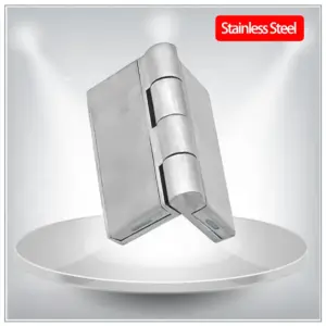 Heavy-Duty Stainless Steel Square Hinge for Industrial Distribution Box Temperature Controller Cover Plate Large Size