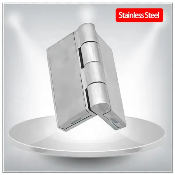Heavy-Duty Stainless Steel Square Hinge for Industrial Distribution Box Temperature Controller Cover Plate Large Size