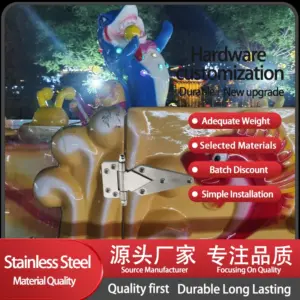 Heavy Duty Thickened Stainless Steel Flat Hinges For Industrial Machine Tool Equipment Cabinet Hinges And Distribution Boxes