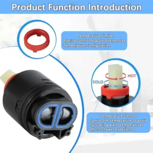 AB41-Shower Cartridges Replacement,Faucetcartridge Replacement,Compatible With Many Other Tub/Shower Faucet,For Shower Valve