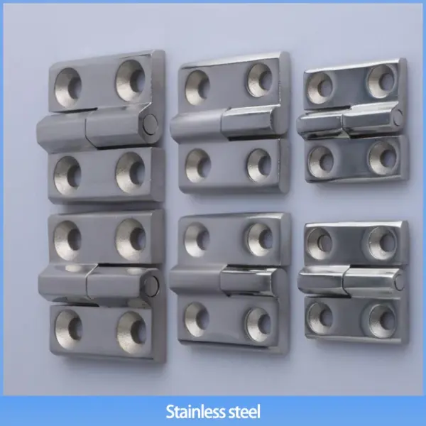 (5 Pieces) 304 Stainless Steel Heavy-Duty Detachable Hinge Industrial Machinery Thickened To Achieve High Load-Bearing Capacity