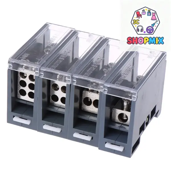 150A Din Rail Terminal Block Distribution Box One in Multiple out Universal Power Junction Box for Circuit Breaker
