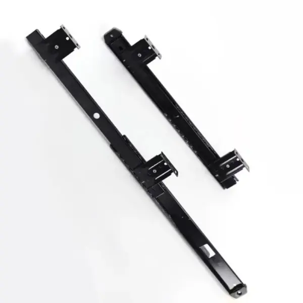 2PCS New Ball Bearing Drawer Runners Side Mounting Full Extension Pull Out Tray Adjustable Low-Noise Drawer Glides Dresser