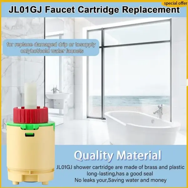 A50I JL01GJ Shower Cartridges Replacement,40Mm Faucet Cartridges Replacement,For Replaces Cartridges Tub And Shower Valve