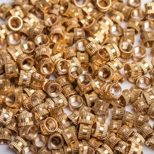 220pcs Brass Heat-Set Insert Nuts M2 M2.5 M3 M4 M5 M6 Knurled Threaded Inserts for Plastic Resin Parts and 3D Printing TS100/101