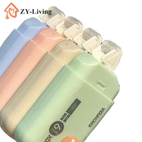 4Pcs/set 5M * 6mm Double-Sided Adhesive Dots Glue Tape Acid Free & Safe Permanent Tape Roller Tape