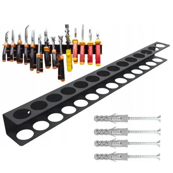 Screwdriver Organizer Steel Screw Driver Hanger Wall Mount Hand Tool Storage Organizer rack For Workshop Workbench