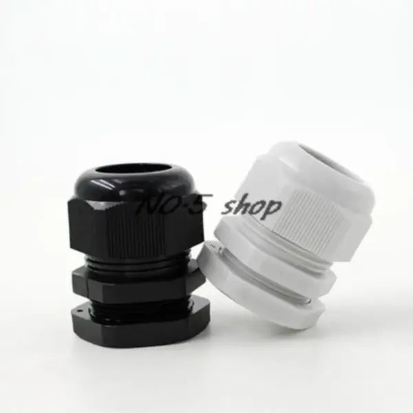 5Pcs M71x2 Cable Range 42-50mm Waterproof  Cables Glands Connector White or Black