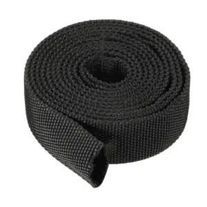 Nylon Protective Hose Sleeve, Cable Cover Sheath Protection for Welding Tig Torch Hydraulic Hose, Black