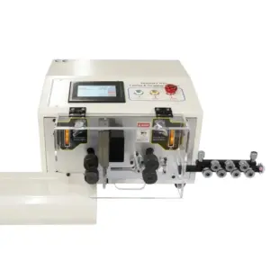 0.1-8.0mm2 SWT508E Automatic Adjustable Wire Stripping Cutting Machine Computer Cable Peeling Cutter Stripper With 220V 110V