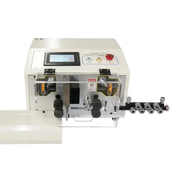 0.1-8.0mm2 SWT508E Automatic Adjustable Wire Stripping Cutting Machine Computer Cable Peeling Cutter Stripper With 220V 110V