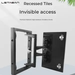 Tile Invisible Access Port Hinge Heavy Duty Hidden Door Decorative Cover Plank Gypsum Board Dry Hanging Door Hinge Fire Door