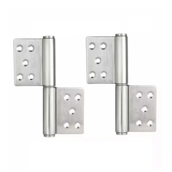 Stainless Flag Shaped Detachable Hinge With 360° Rotation Anti-corrosion Rust Proof Heavy-duty Thickened Fireproof Door Hinge
