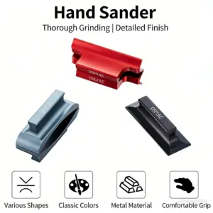 DSPIAE Red Curved Sanding Board - Model Building Paints and Tools # AS-25CPRD
