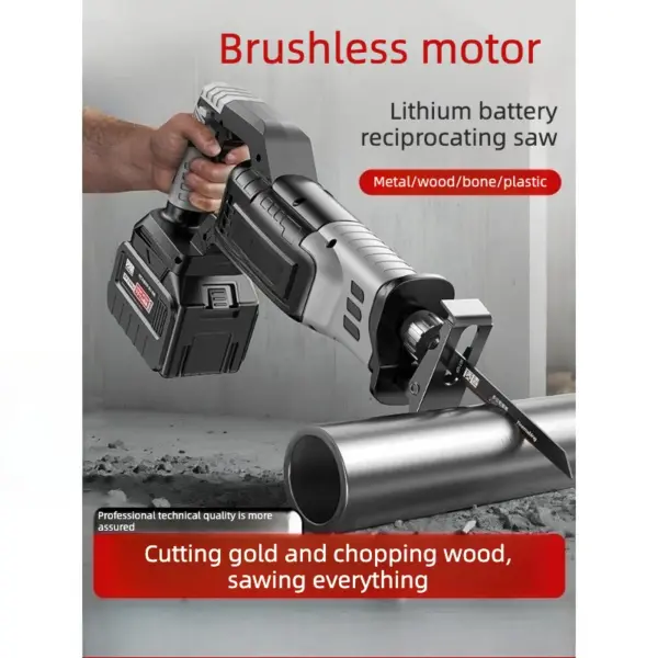 Rechargeable Reciprocating Saw Household Small Handheld Chainsaw Cutting Metal Multifunctional Saw