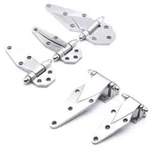 6 Inch Heavy Duty Door Hinge, for Oven, Freezer, Cold Storage, Cabinet, Industrial Use - Corrosion Resistant Hardware