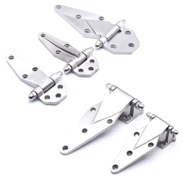 6 Inch Heavy Duty Door Hinge, for Oven, Freezer, Cold Storage, Cabinet, Industrial Use - Corrosion Resistant Hardware
