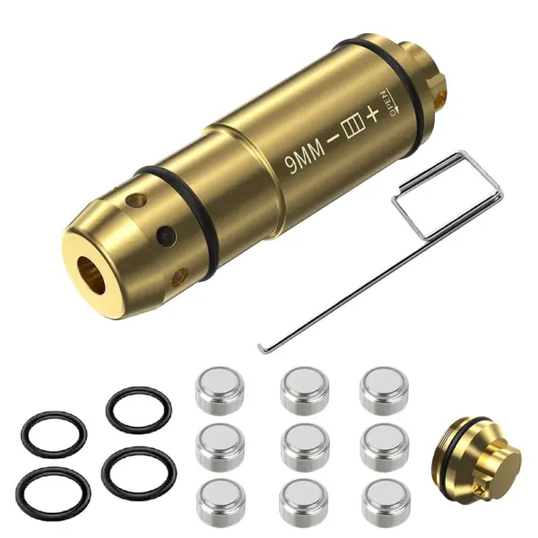 9MM Red Dot Laser Training Aid with Hook Tactical Aiming Dry Powder Skill Development Tool for Practice