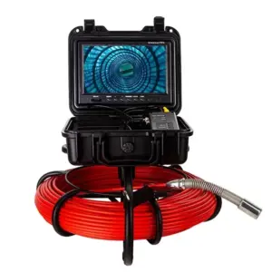 Hot Salescross-borderStainless Steel Housing 23Mm Diameter Camera Head Sewer Push Camera Pipe Inspection With Transmitter And Lo