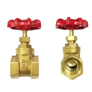 1/2" 3/4" 1" 1.2” 1.5“ Home Brass gate valves water valve switch valve Internal Thread Gate valves DN15 DN20 DN25 DN32 DN40