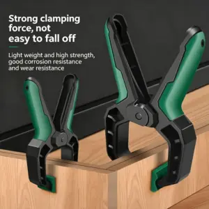 Convenient Plastic Quick Clamp Spring Clamps Multi-Purpose Woodworking Tool Non-slip Handle Carpentry Clips Woodworking