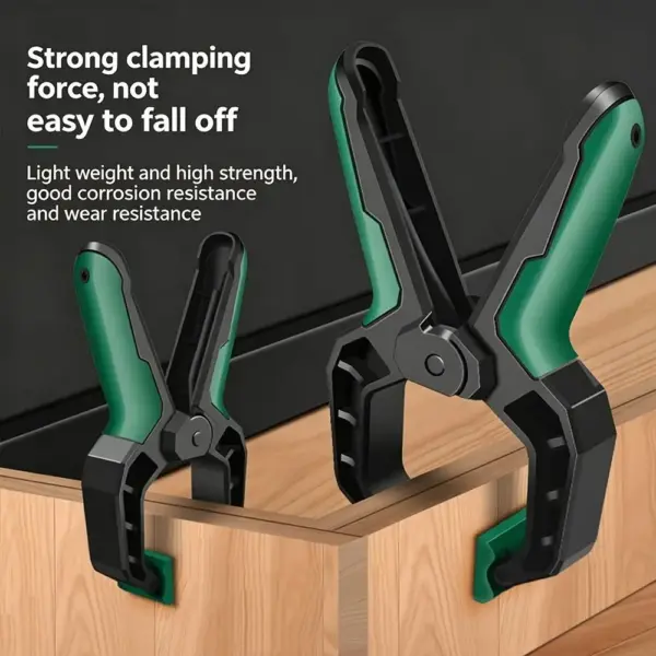 Convenient Plastic Quick Clamp Spring Clamps Multi-Purpose Woodworking Tool Non-slip Handle Carpentry Clips Woodworking
