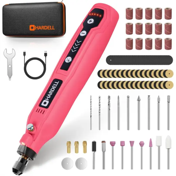 Mini Cordless Rotary Tool, 5-Speed 3.7V Rechargeable Rotary Tool Kit with 69 Accessories, USB Charging Multi-Purpose DIY Tool
