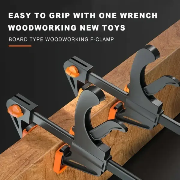 4inch Quick Release Bar Clamp F Clip Spreader tools Heavy Duty Woodworking Clamp for Carpentry DIY Furniture Assembly Hand