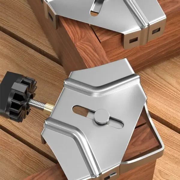 Stainless Steel Right Angle Clamp Quick Clip Sturdy Corner Clamp Locator Auxiliary Adjustable 90 Degree Fixing Clamp