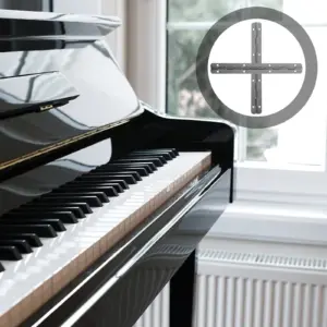 10Pcs Piano Hinges Heavy Duty Iron Material Silent Smooth Operation Cabinet Doors Wardrobe Furniture Hinge Long Continuous Hinge