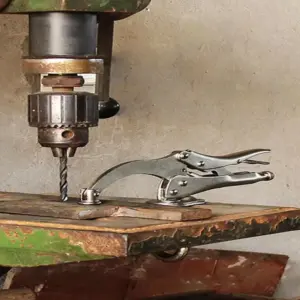 Drill Press Locking Clamp 9 Inch Drill Press Vise Heavy-Duty Quick Release Multifunctional Locking Tool For Metalworking