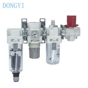 Air Combination Air Filter + Regulator + Lubricator + Valve AC AC40 AC40-03C/04C/03D/04D/03CE/04CE/03DE/04DE/04E-V-B