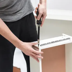 2Pcs Narrow Two-Section Double-Direction Ball Bearing Drawer Slides Steel Smooth Quiet Full Extension Side Mount for Kitchen