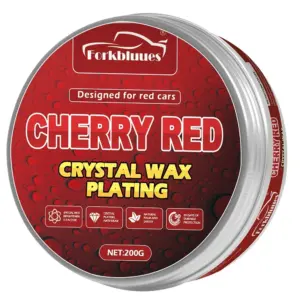 Red Color Car Wax Crystal Plating Set Hard Auto Wax Paint Care Coating Tiny Scratch Repair Car Polisher with Sponge