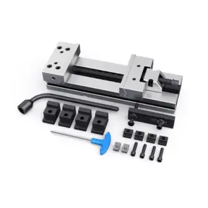 Precision combination GT853 CNC machining center with special 6-inch 7-inch fixture table vise for moving block milling machine